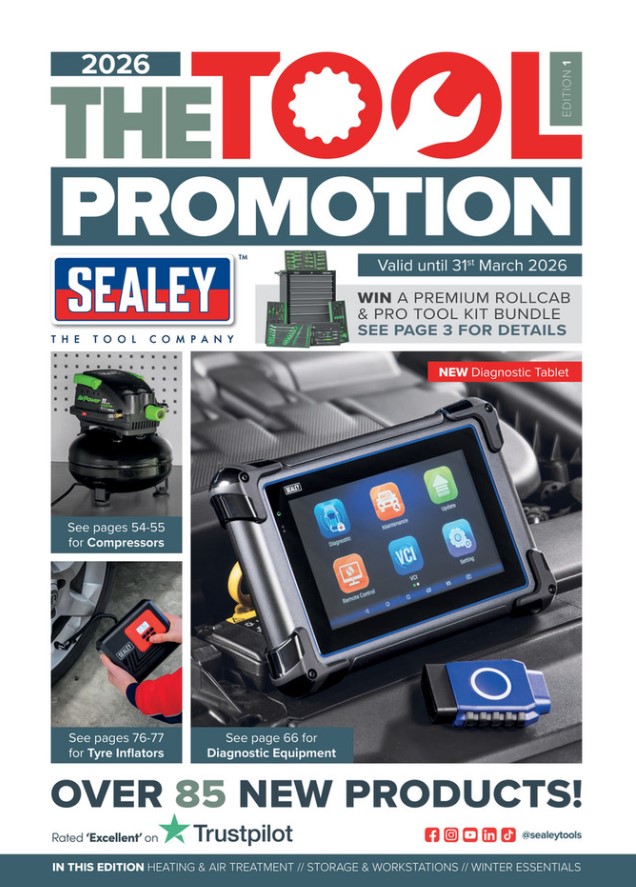 Sealey Winter / Spring Tool Promotion 2026 *Valid Until March 31st 2026*